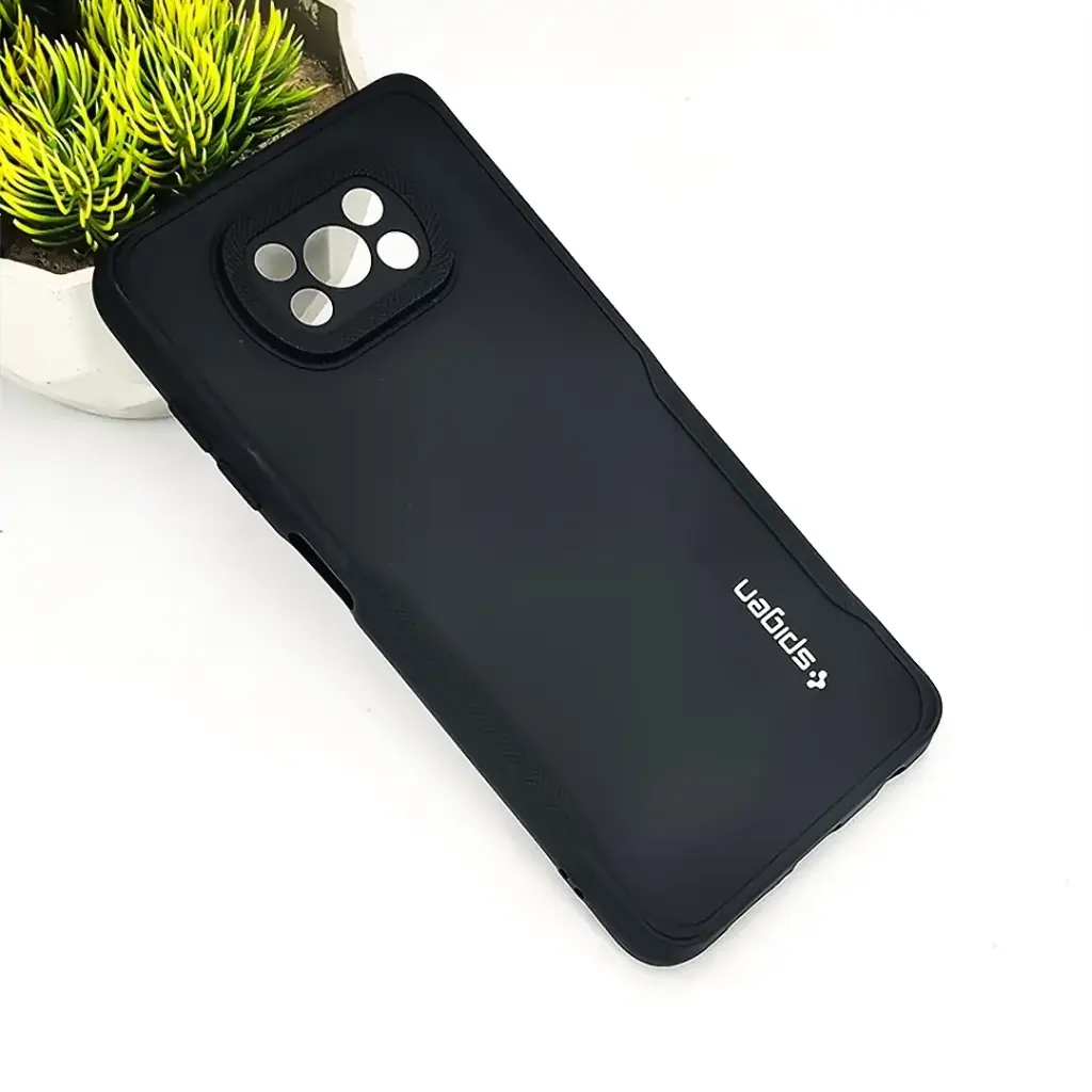 Redmi Poco X3|X3 Pro Spigen Soft Silicone Back Case (Black) 