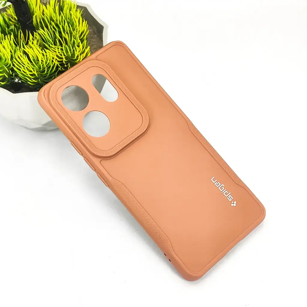 Infinix Zero 30 4G Spigen Soft Silicone Back Case (Brown)