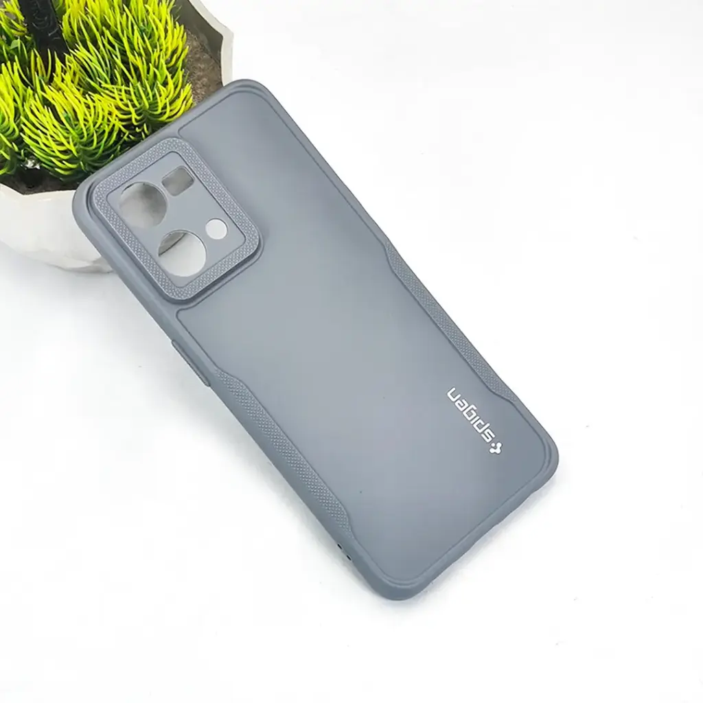 Oppo F21 Pro 4G Spigen Soft Silicone Back Case (Gray) 