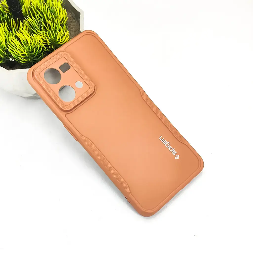 Oppo F21 Pro 4G Spigen Soft Silicone Back Case (Brown)