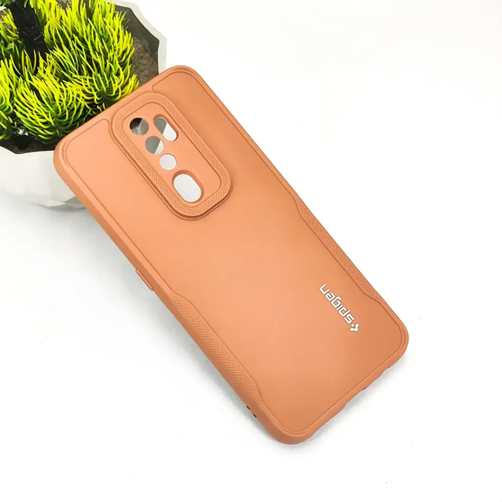Oppo A5 2020/A9 2020 Spigen Soft Silicone Back Case (Brown) 