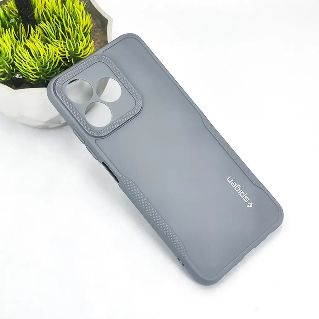 Oppo Realme C51|C53|Note 50 Spigen Soft Silicone Back Case (Gray)