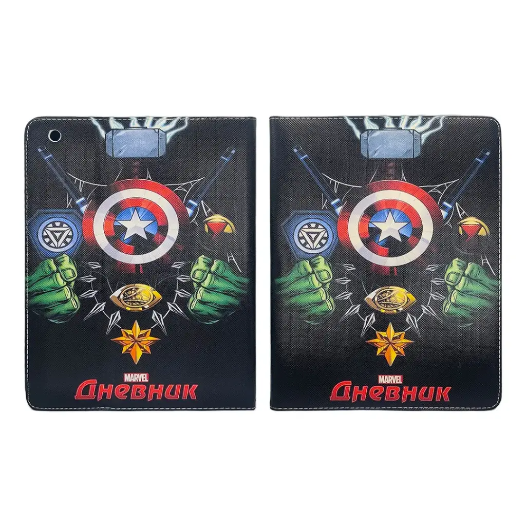 iPad 2,3,4,5 Official Cartoon Book Case (Avengers)