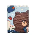 iPad 10th Generation 2022 Official Cartoon Book Case (Cute Bear)