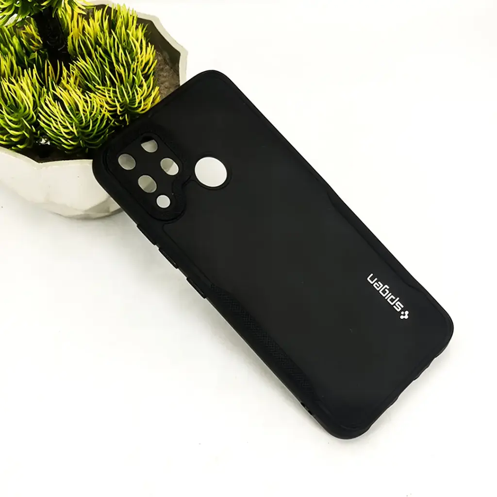 Oppo Realme C12|C15|C25s|C25 Soft Silicone Back Case (Black) 