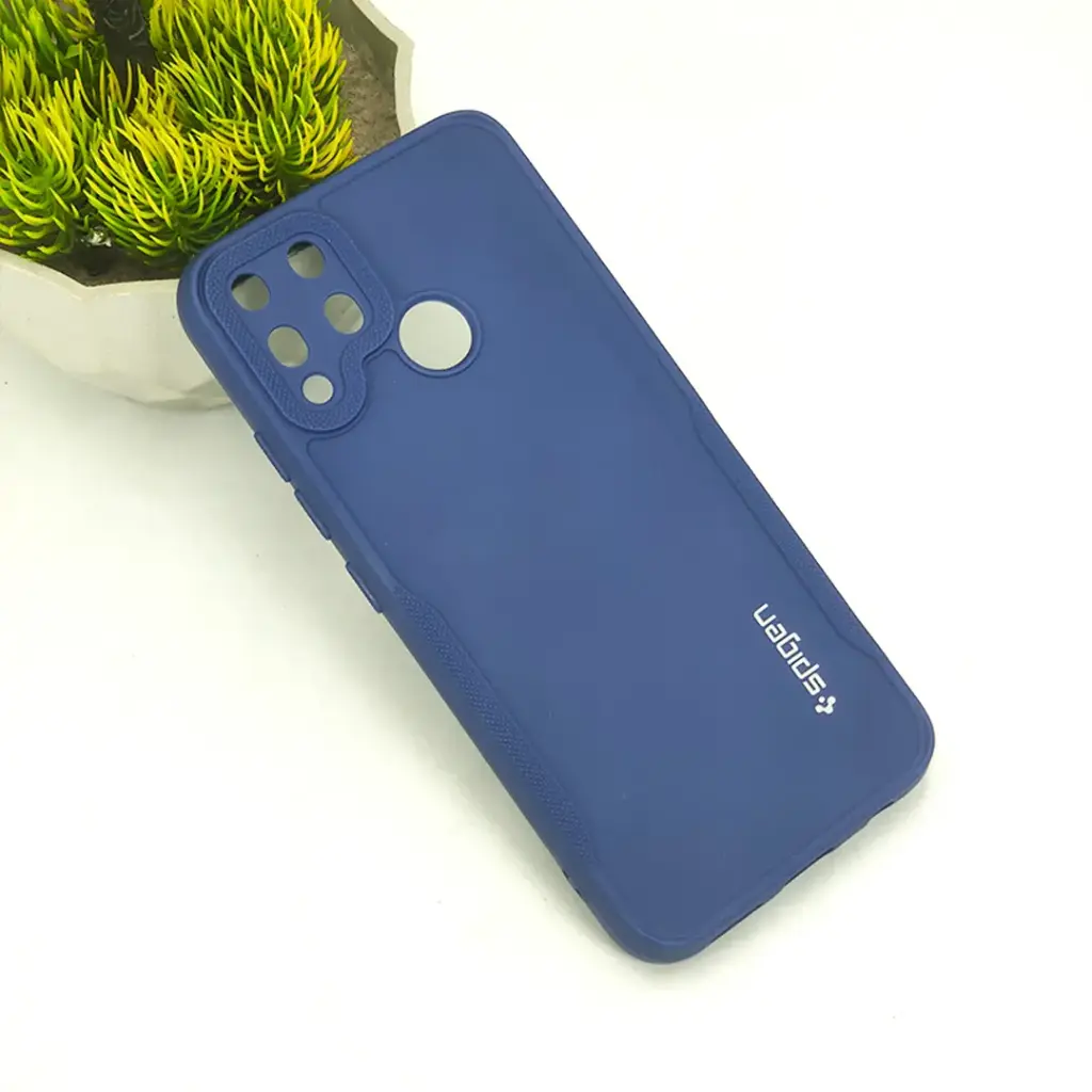 Oppo Realme C12|C15|C25s|C25 Soft Silicone Back Case (Navy Blue)