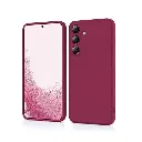 Samsung A26 5G Original Official Soft Silky Back Case (Maroon)