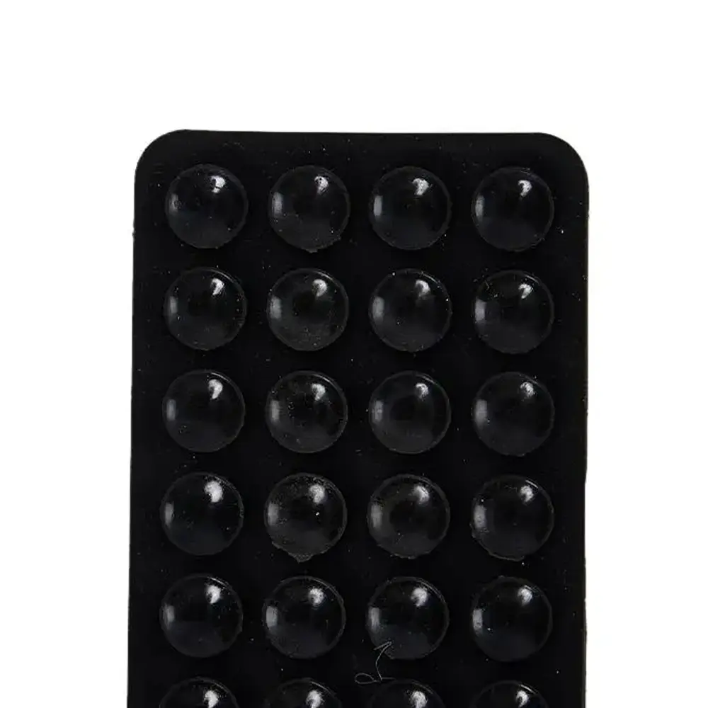 Premium Silicone Suction Multi-Functional Wall Stand Mobile Phone Holder (Black)