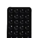 Premium Silicone Suction Multi-Functional Wall Stand Mobile Phone Holder (Black)