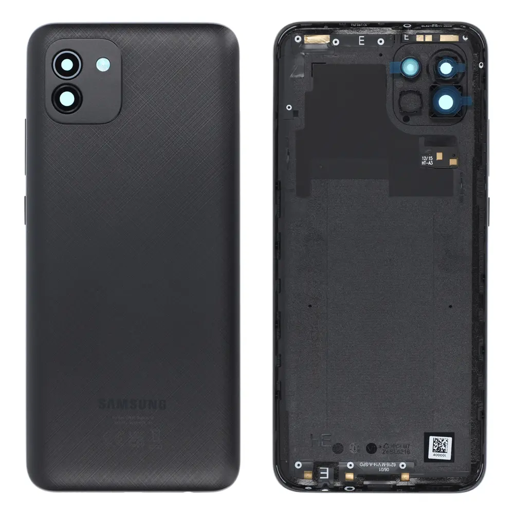 Samsung A03 Only Back (Black) 