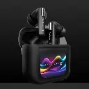 Audionic Airbuds Trance 810 Wireless Bluetooth Earbuds With LED Display & ANC Mode (Black)