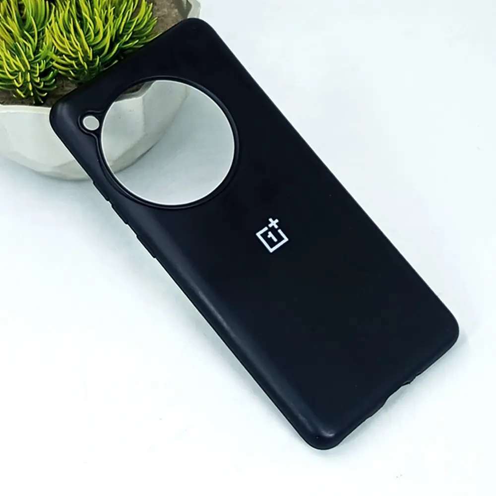 OnePlus 12 Original Official Soft Silky Case (Black)