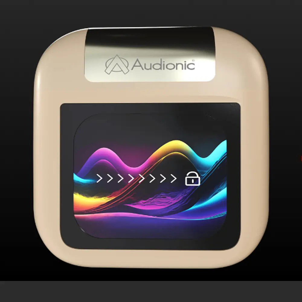 Audionic Airbuds Trance 810 Wireless Bluetooth Earbuds With LED Display & ANC Mode (White)