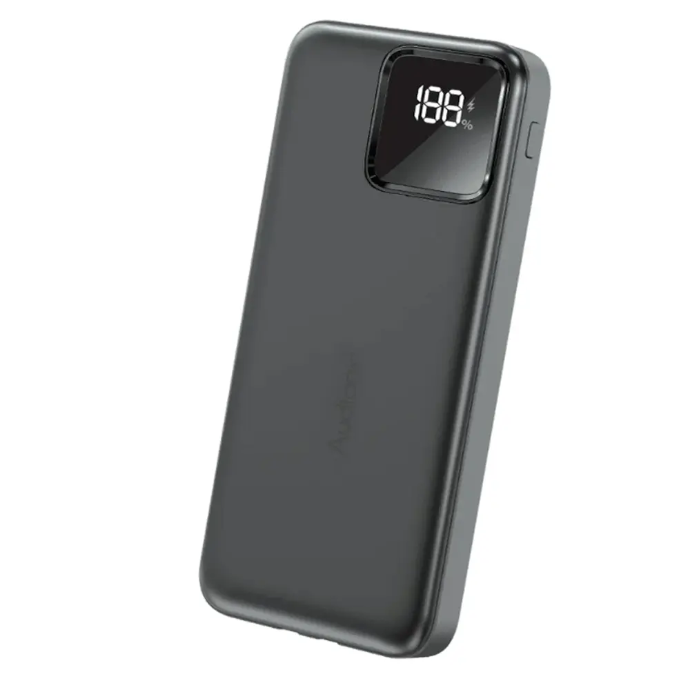 Audionic Benz Icon 10000 MAH Power Bank With 22.5W Fast Charging (Black)