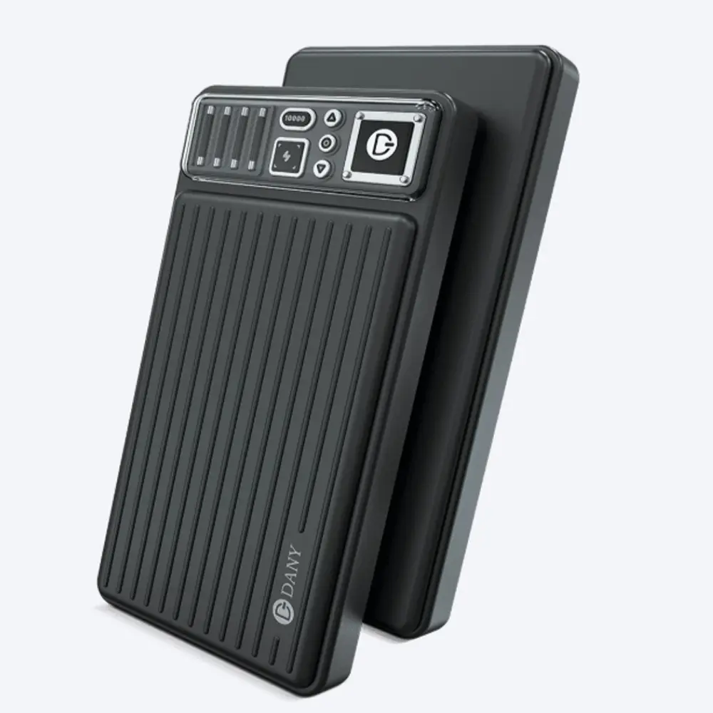 Dany Volt 10000 MAH Power Bank with 22.5W Fast Charging (Black)