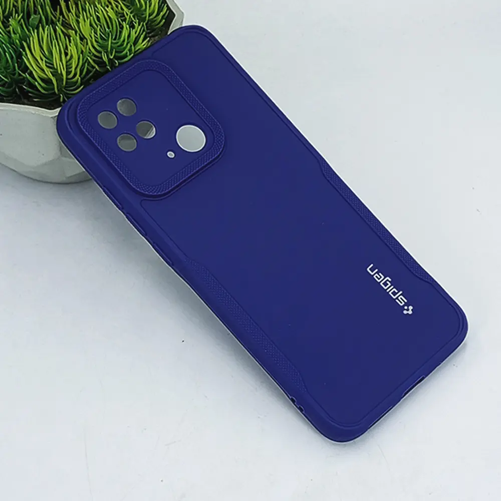 Xiaomi Redmi 10C|Poco C40 Spigen Soft Silicone Back Case (Navy Blue)