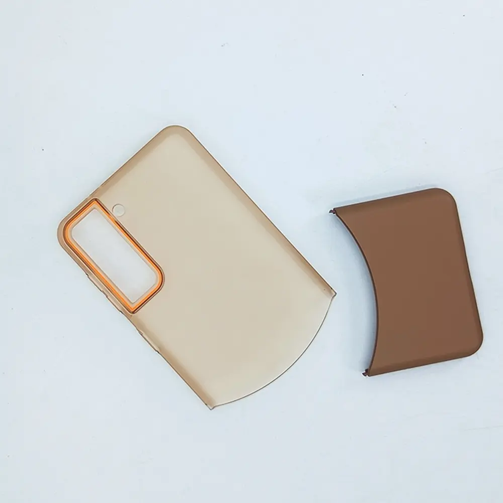 Samsung Galaxy S21 2 In One Matte 2 Sided Transparent Back Case (Desert Titanium)