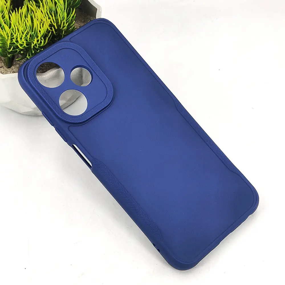 Infinix Hot 30 Play Soft Silicone Back Case (Navy Blue)