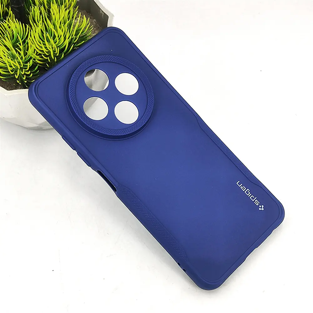 Tecno Spark 30 HD Soft Silicone Back Case (Navy Blue)