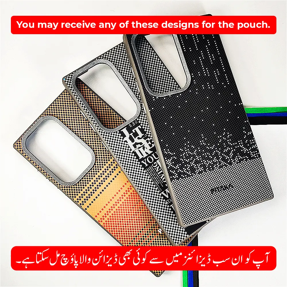 [PO58BSS23U-5] Samsung Galaxy S23 Ultra 3D PITAKA Fiber Fusion Edition Back Case