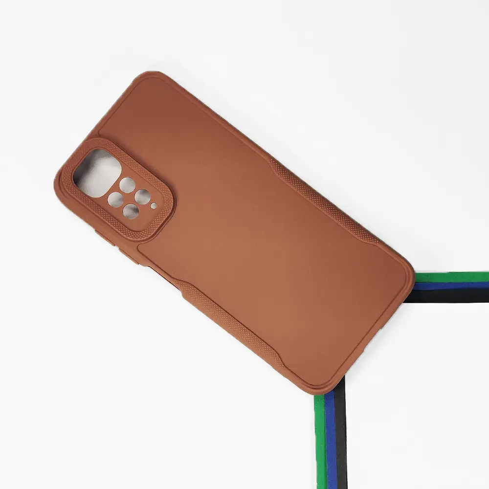 Redmi Note 11 4G HD Soft Silicone Back Case (Brown)