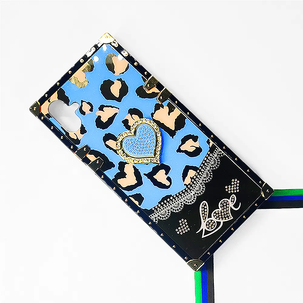 [PO60BSA05-5-16] Samsung Galaxy A05 Luxury LV Case With Back Ring (Sky Blue)