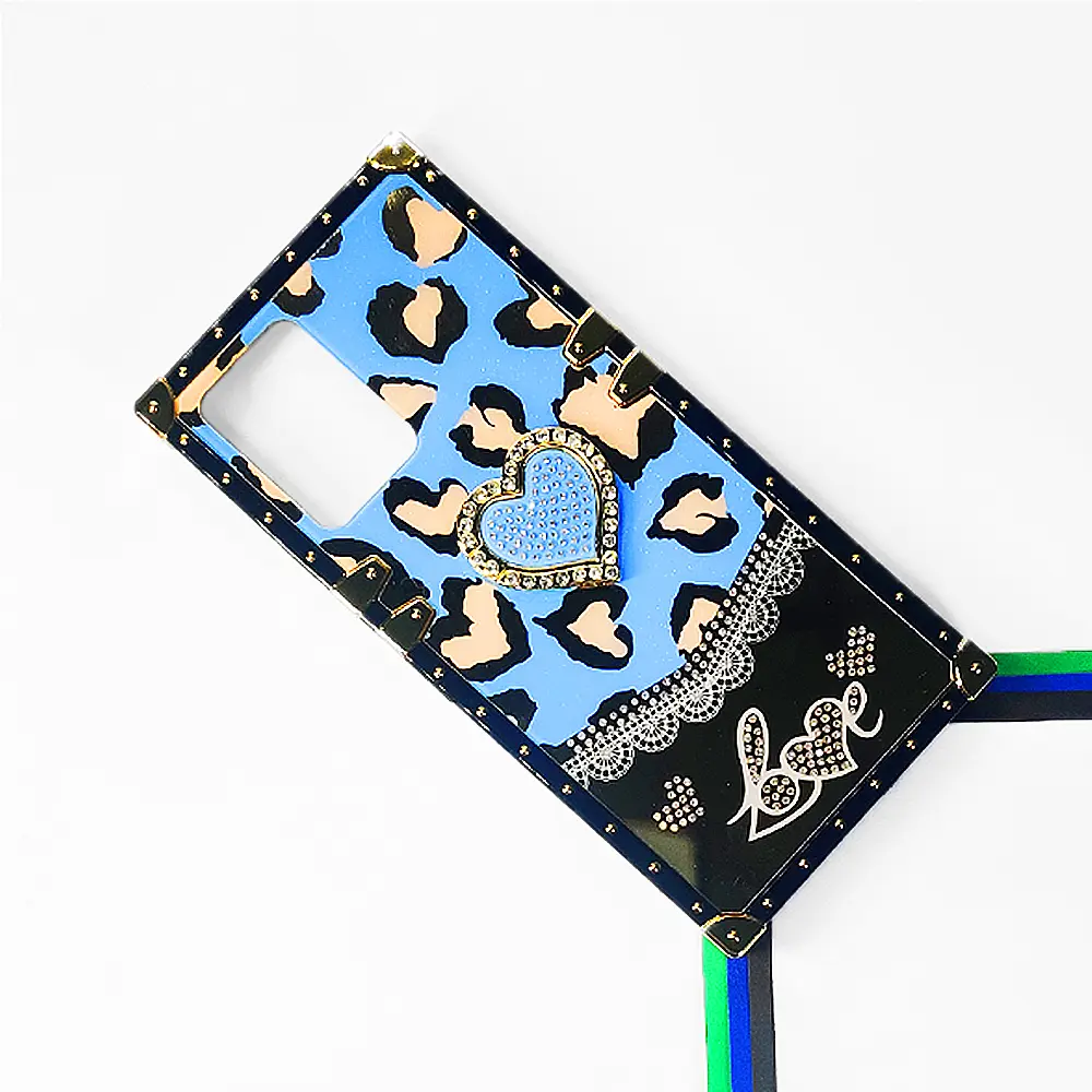 Vivo Y33s|Y33T|Y21T|Y21s Ladies Luxury LV Case With Back Ring (Sky Blue)