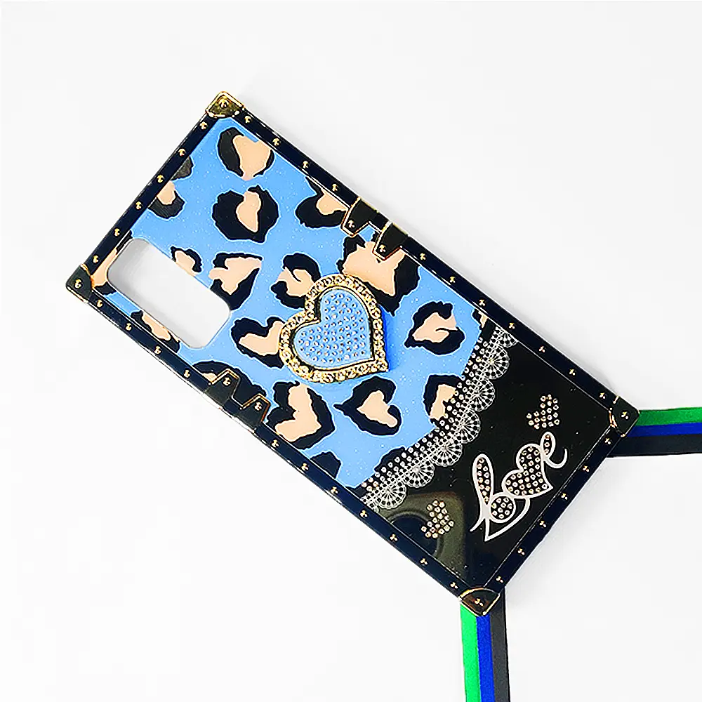 Vivo Y20|Y20i|Y20S|Y20T|Y11S|Y12A|Y12S Ladies Luxury LV Case With Back Ring (Sky Blue)