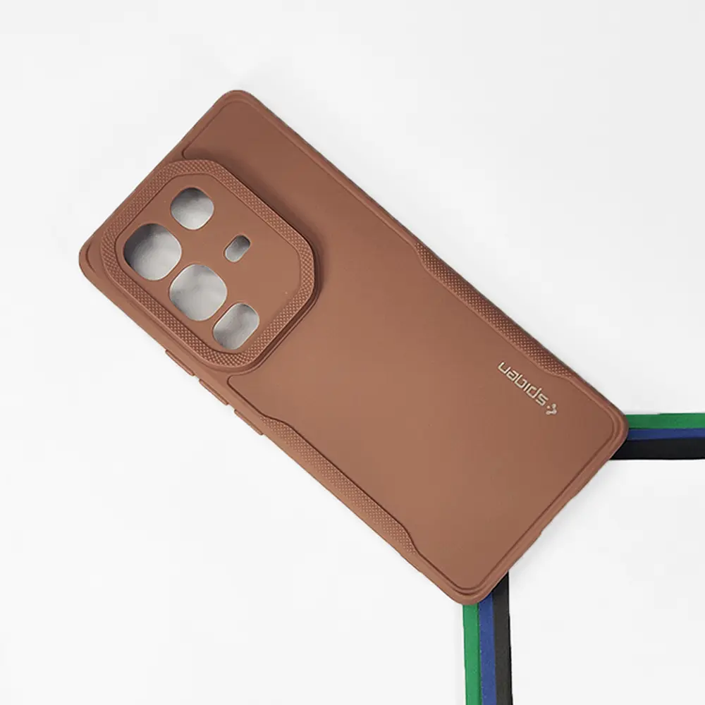 Vivo Y29 4G|T4X 5G Soft Silicone Back Case (Brown)