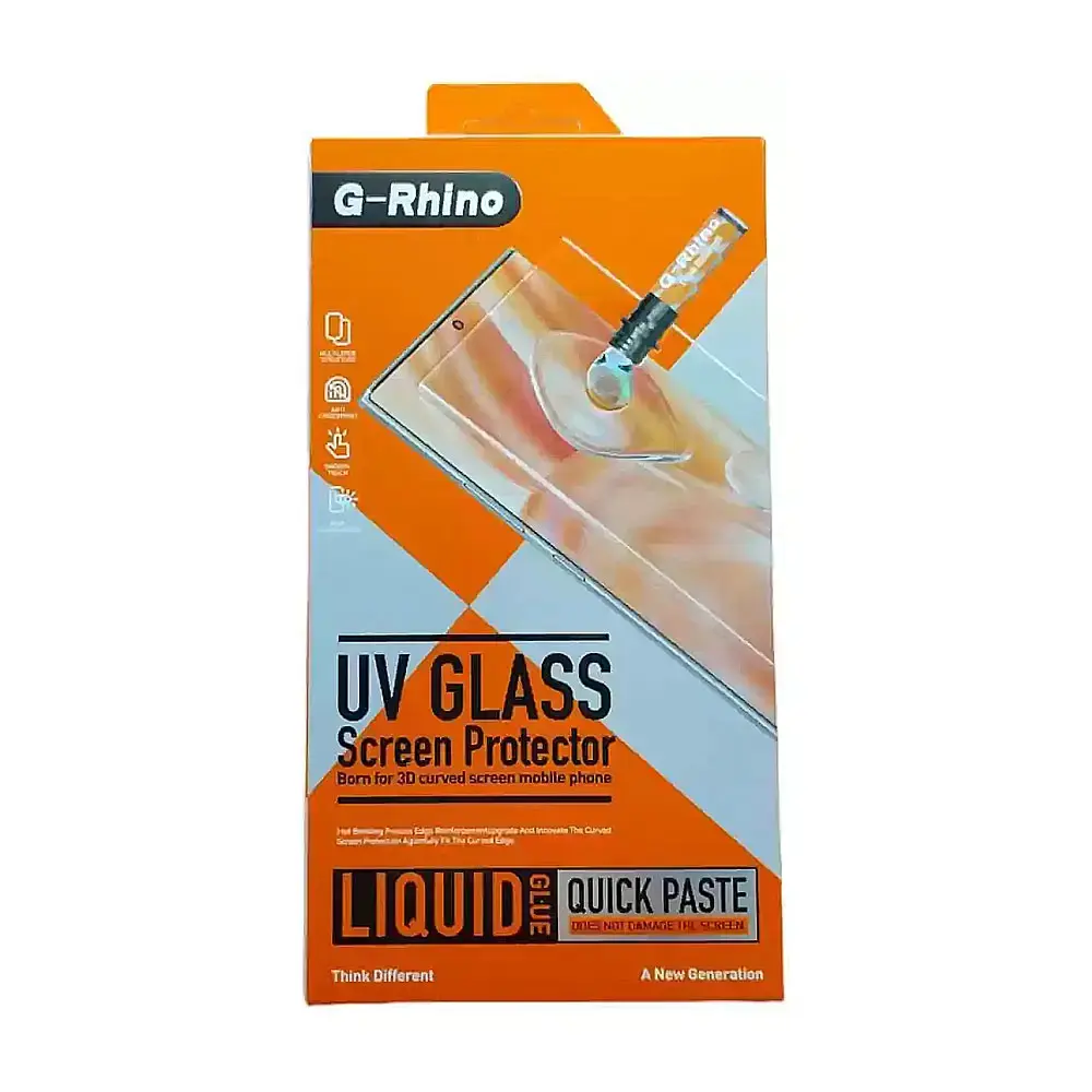 [PL16SNOT20-5] Samsung Note 20 G Rhino UV Glass - 9H Hardness, Bubble-Free, Ultra-Thin, Full Coverage, Durable