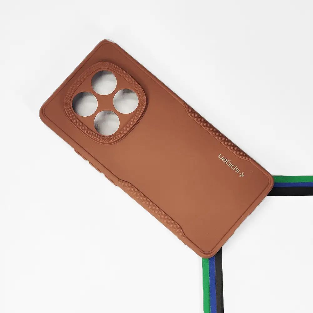Xiaomi Redmi Note 14 Pro 4G Spigen Soft Silicone Back Case (Brown)