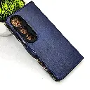 Vivo V50 Lite 5G NMT Premium Luxuary Leather Book Case (Navy Blue)