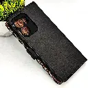 Oppo Reno 13F 5G NMT Premium Luxuary Leather Book Case (Black)