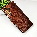 Samsung Galaxy A16 4G|5G NMT Premium Luxuary Leather Book Case (Dark Brown)