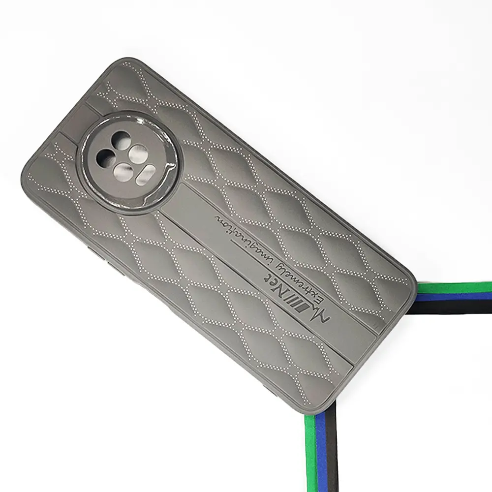 Infinix Note 7 New Soft Silicone Back Case (Gray)