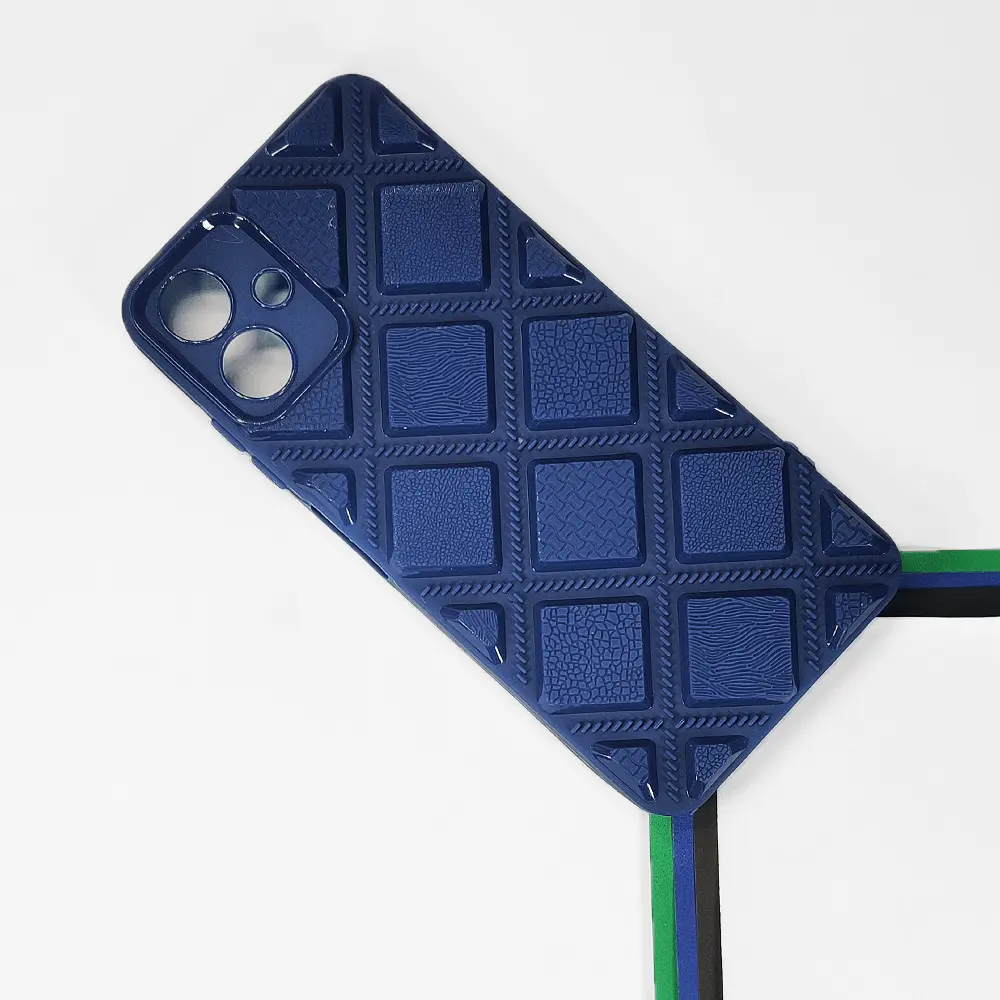 Sparx Neo 7 Plus|Neo 5 Plus Soft Silicone Back Case (Navy Blue)