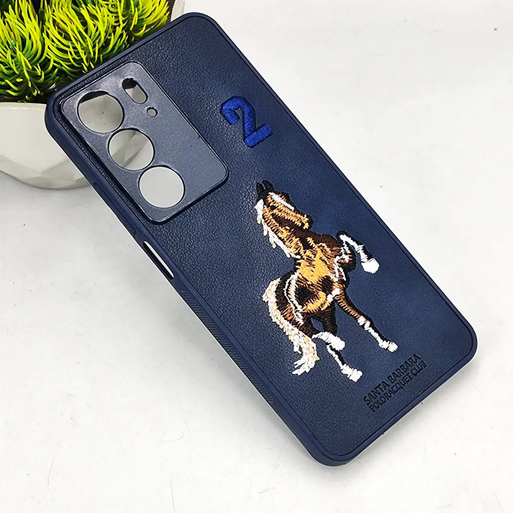 Oppo Realme C75 Santa Barbara Polo Back Case (Navy Blue)