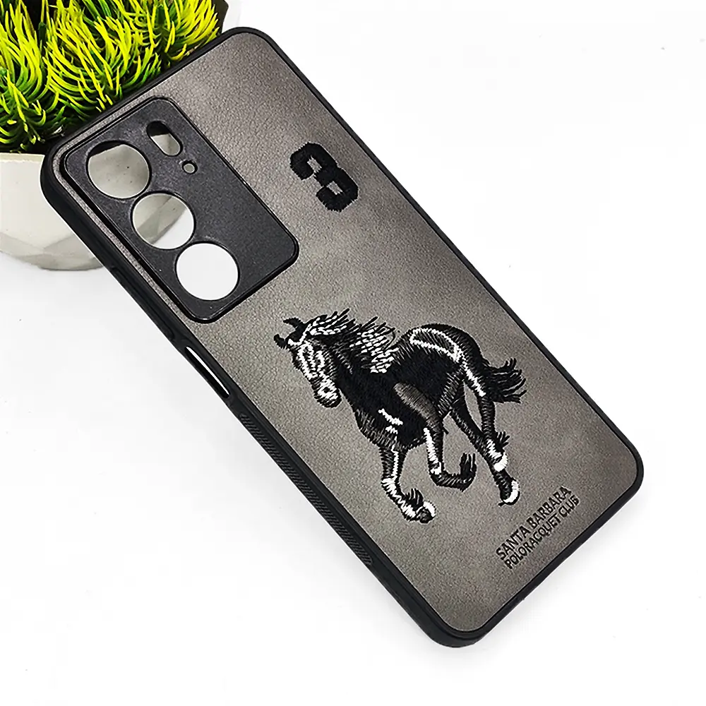 Oppo Realme C75 Santa Barbara Polo Back Case (Gray)