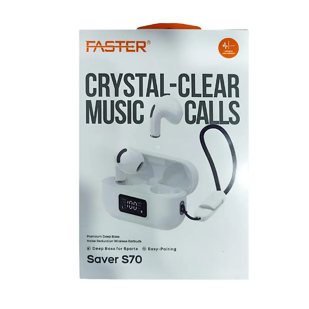 Faster S-70 True Wireless Bluetooth Earbuds