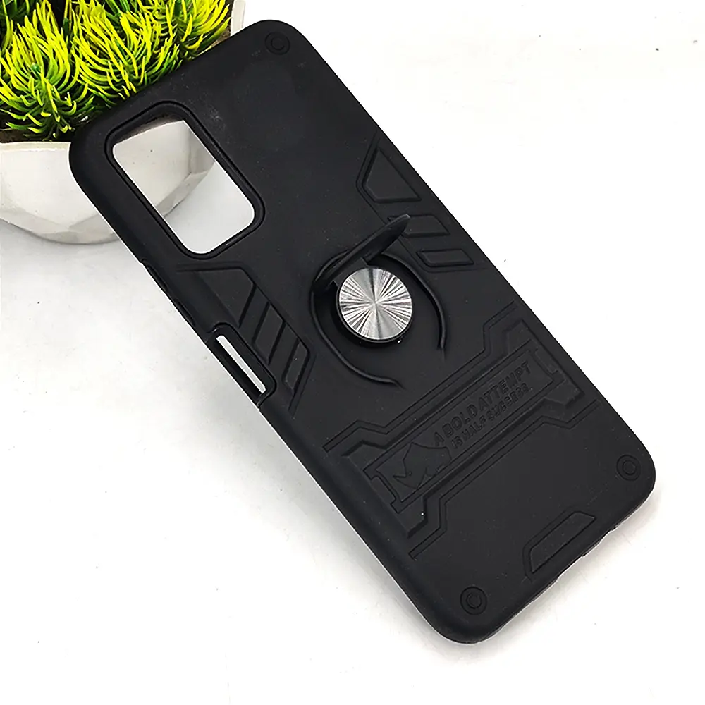 Infinix Note 8 A Bold Attempt Is Half Succuess Armour Back Case (Black)