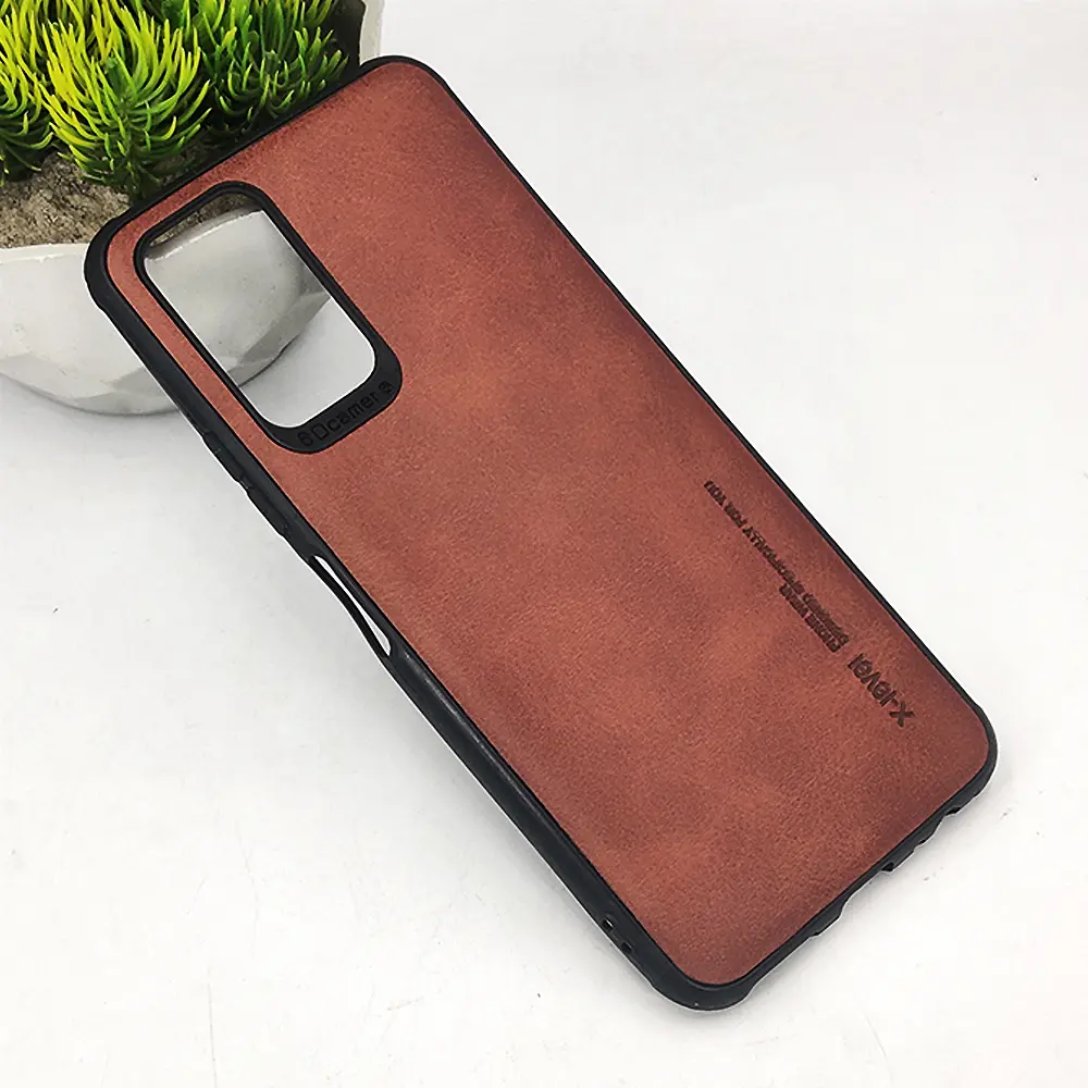 [PO18BINOT8I-1-13] Infinix Note 8i Pro X-Level Leather Case Mobile Pouch (Brown)