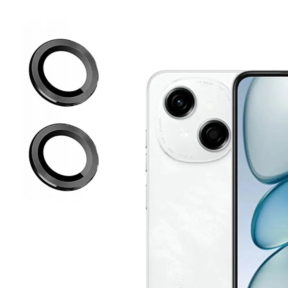 Tecno Spark Go 1|Pop 9|Spark Go 2025 9H Camera Rings Protector - Ultimate Lens Protection (Black)