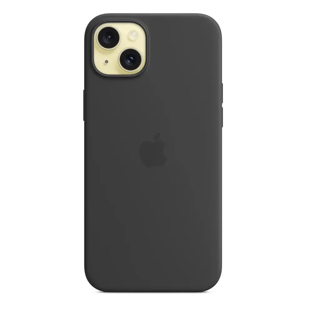 [PO23BIP15PL-1-9] iPhone 15 Plus|iPhone 14 Plus Original Official Soft Silicone Back Case (Gray)