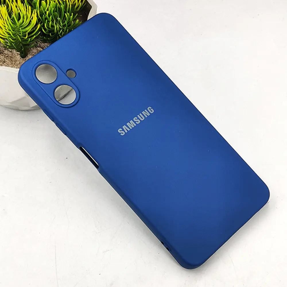 Samsung Galaxy A06 Official Soft Silky Back Case (Blue)