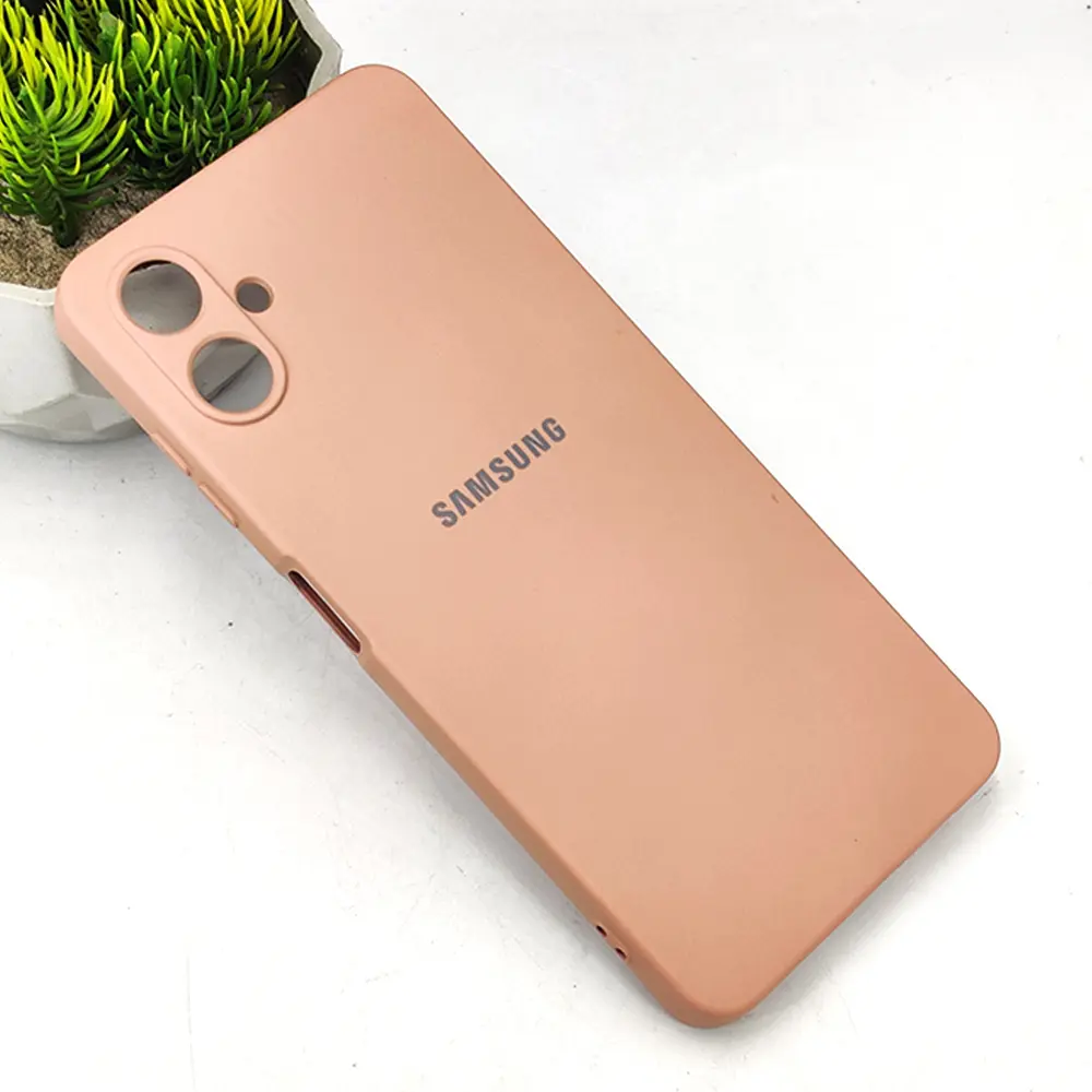 Samsung Galaxy A06 Official Soft Silky Back Case (Desert Titanium)