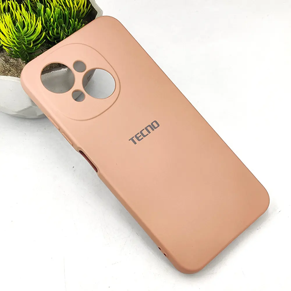 Tecno Spark GO 1|Pop 9 Official Soft Silky Back Case (Desert Titanium)