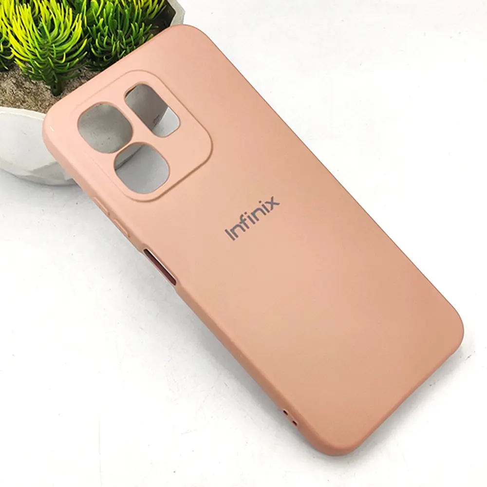 Infinix Hot 50i|Smart 9|Smart 9 HD Official Soft Silky Back Case (Desert Titanium)