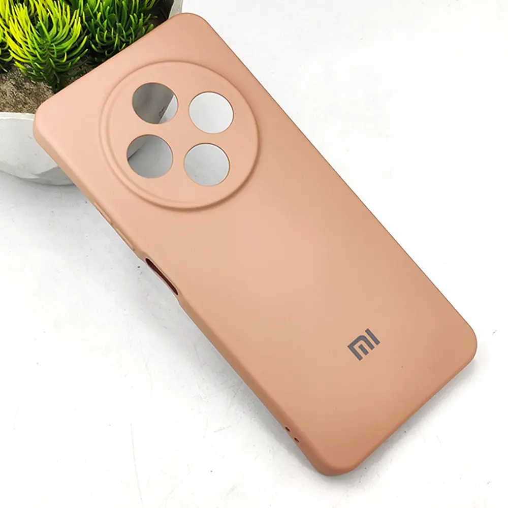 Xiaomi Redmi 14C|Poco C75 Official Soft Silky Back Case  (Desert Titanium)