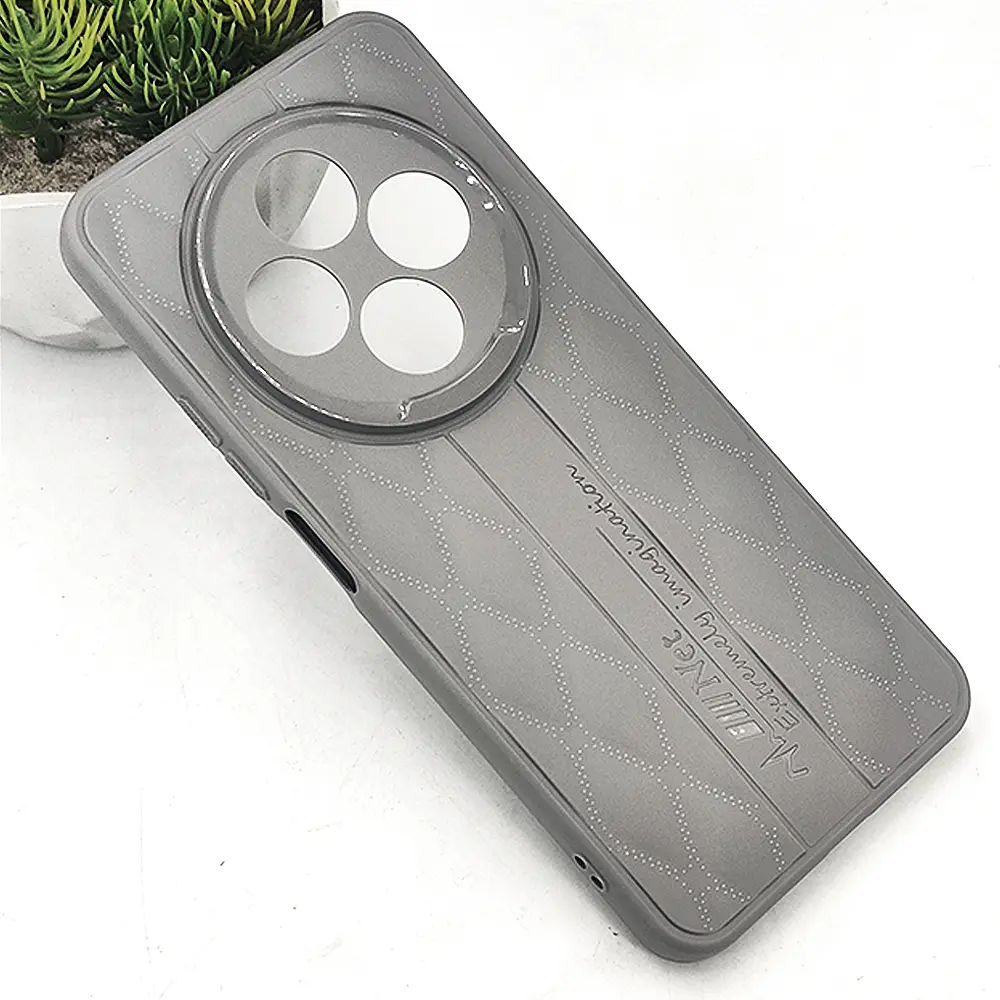 Xiaomi Redmi 14C|Poco C75|Mi 14R 5G New Soft Silicone Back Case (Gray)