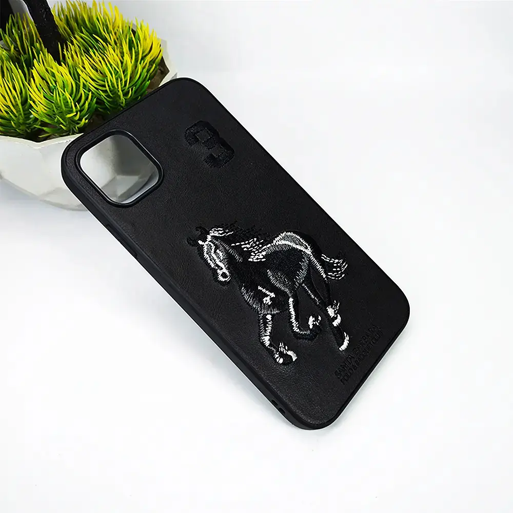 [PO43BIPXIR-17-2] iPhone 11 Santa Barbara Polo&Racquet Club Back Case (Black)